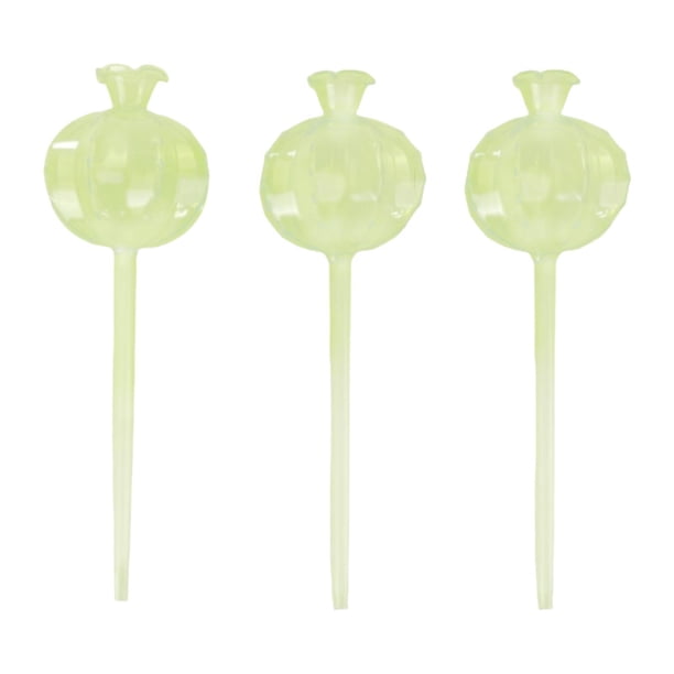 3 piezas de globos de riego para , estacas de inserción para macetas, dispositivos de plantación, bulbos de riego para regalos de jardinería Verde