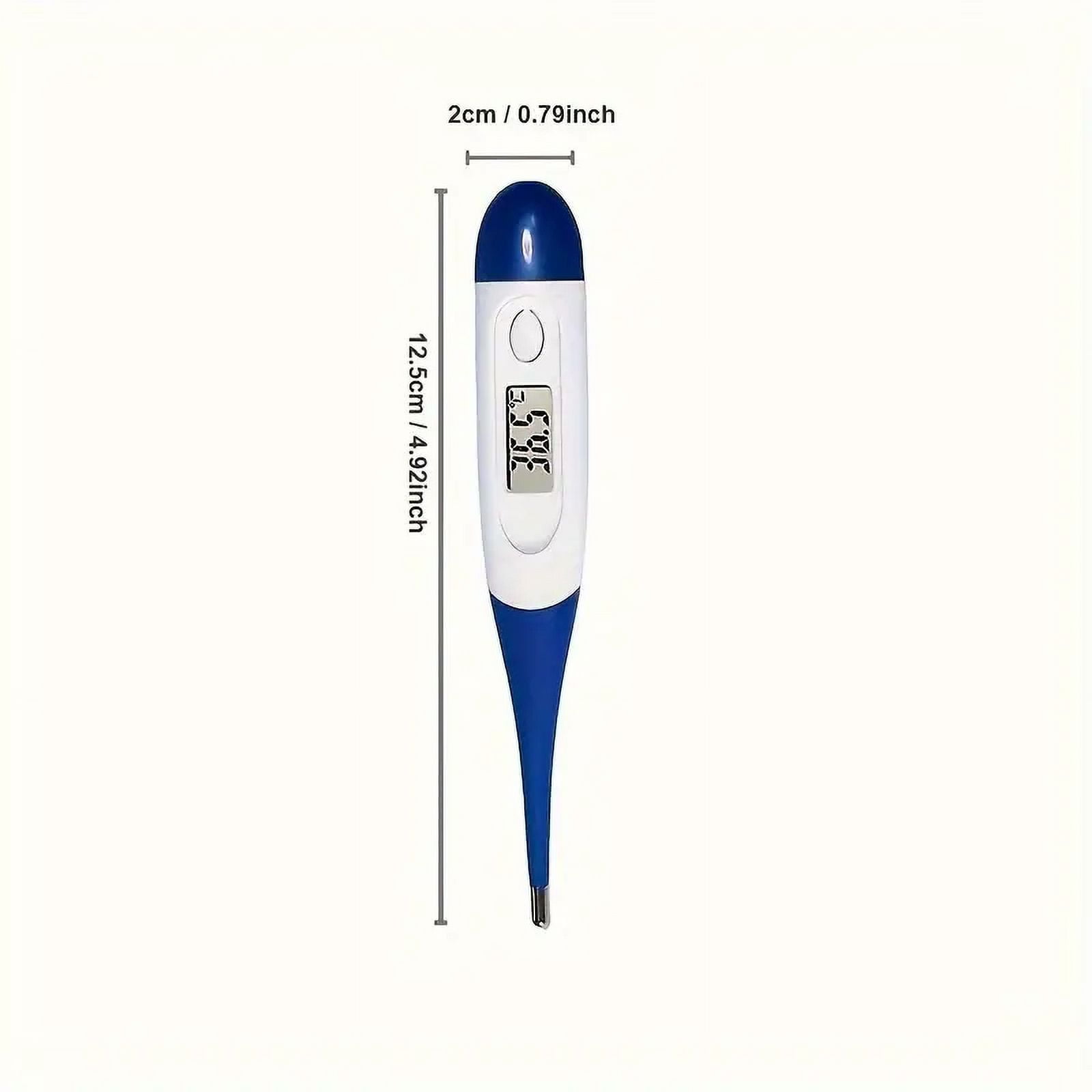 Digital Thermometer for Adults and Kids, Oral Thermometer for Fever Rectal Underarm Thermometer for Babies with Fever Alarm Medical Thermometer with C/F Switchable