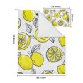 thumbnail image 5 of Lemon Duvet Cover and Pillowcase Set for Single Bedding, Bedroom Accessories for Kids Teens, 5 of 5