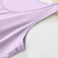 thumbnail image 5 of Penkiiy Women's Built-In Bra Tank Top - Summer Seamless Camisole , Ultra-Comfy & No-Chafe Design L Purple, 5 of 9
