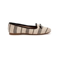 thumbnail image 2 of Charter Club Womens Kimii Plaid Slip On Loafers Beige 7.5 Medium (B,M), 2 of 5