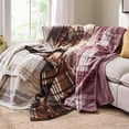 thumbnail image 5 of Better Homes & Gardens Chenille Bed Blanket, Violet, Queen Size, 90 x 96 in, 5 of 6