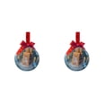 thumbnail image 3 of Moyic Árbol De Navidad Con Adornos Transparentes Bola Decoración Única Bola De Decoración De Árbol De Navidad Tipo De Navidad4-Amarillo Tipo4-Amarillo 2Conjunto, 3 of 6