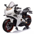 thumbnail image 1 of Moto Eléctrica Para Niños Aeiou Bdx018 Con Rueditas Blanco, 1 of 2