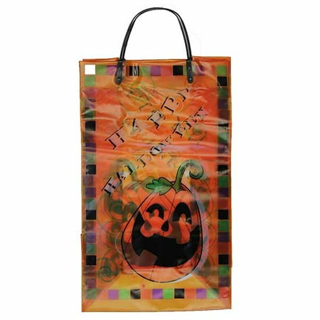 10 Pack Medium Gift Bag Happy Halloween - Pumpkin Swirl