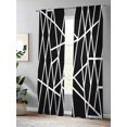 thumbnail image 4 of Sheer Curtains 84 Inches Long, Light Filtering Window Curtains for Living Room/Bedroom, Rod Pocket Voile Sheer Curtain Drapes, 52"W x 84"L, 2 Panels, 4 of 8