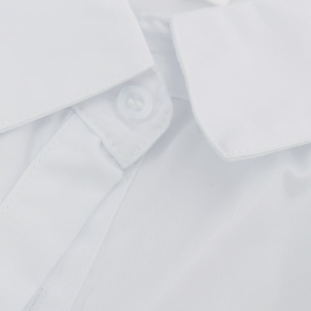 Fridja Femmes Chemise Blanche a Manches Courtes Uniforme Tenue d Affaires Chemises Top Decontractees Walmart