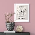 thumbnail image 4 of Designs ByLITA If It's Nice Play It Twice, 8 x 10 White Wall Print Inspirational (Framed) | Retro Living Room Decoration, 4 of 5