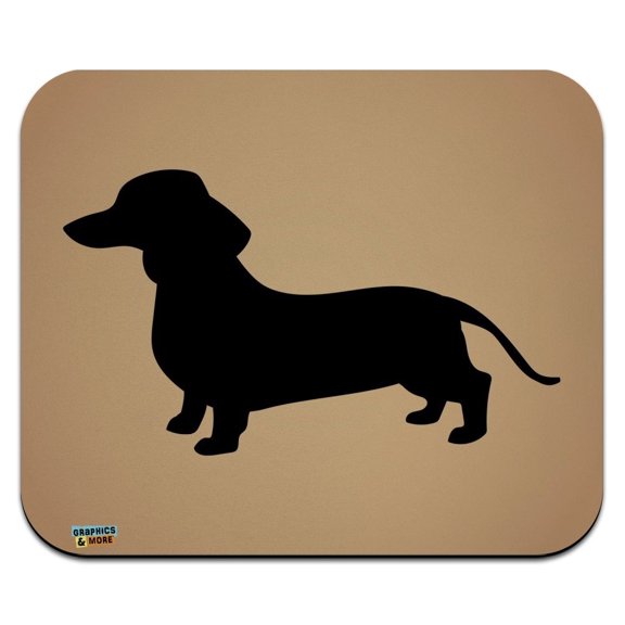 Dachshund Wiener Dog Low Profile Thin Mouse Pad Mousepad
