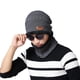 thumbnail image 1 of Gorro y bufanda Qarigey accesorio térmico para el cuello gris, 1 of 6