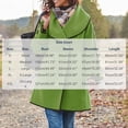 thumbnail image 3 of Riecok Womens Pea Coats Long Sleeve Button down Jackets Lapel Collar Overcoat Warm Casual Winter Outerwear L, 3 of 6