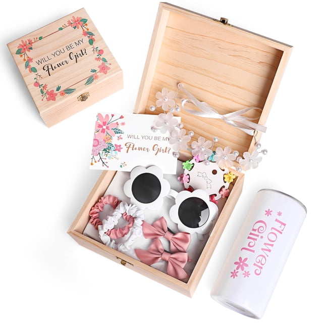 Set de Regalo para Pedir a la Dama de Honor Frerdui 9 Piezas con Vaso Térmico y Más