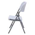 thumbnail image 4 of Silla Plegable de Plástico Reforzado Practiksa para Fiestas Eventos Exterior Color Blanco, 4 of 9