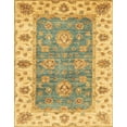 thumbnail image 1 of Ahgly Company Machine Washable Indoor Rectangle Abstract Cinnamon Brown Area Rugs, 8' x 12', 1 of 7
