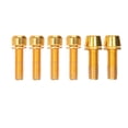 thumbnail image 4 of Advancent Tornillos para vástago de bicicleta de montaña, 6 piezas, perno elevador de manillar de acero inoxidable , accesorio de Oro M5x4+M6x2 10Conjunto, 4 of 6