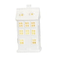 thumbnail image 2 of lionlar House Shape LED Hollow Light Ceramic Decorative Creative for Table Party Dining B, 2 of 9