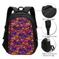 thumbnail image 3 of Balery Skull Print USB Charging Backpack for Men and Women - Water-Resistant, Anti-Theft Laptop Backpack with USB Port for Travel, Work, School, and College, 3 of 7