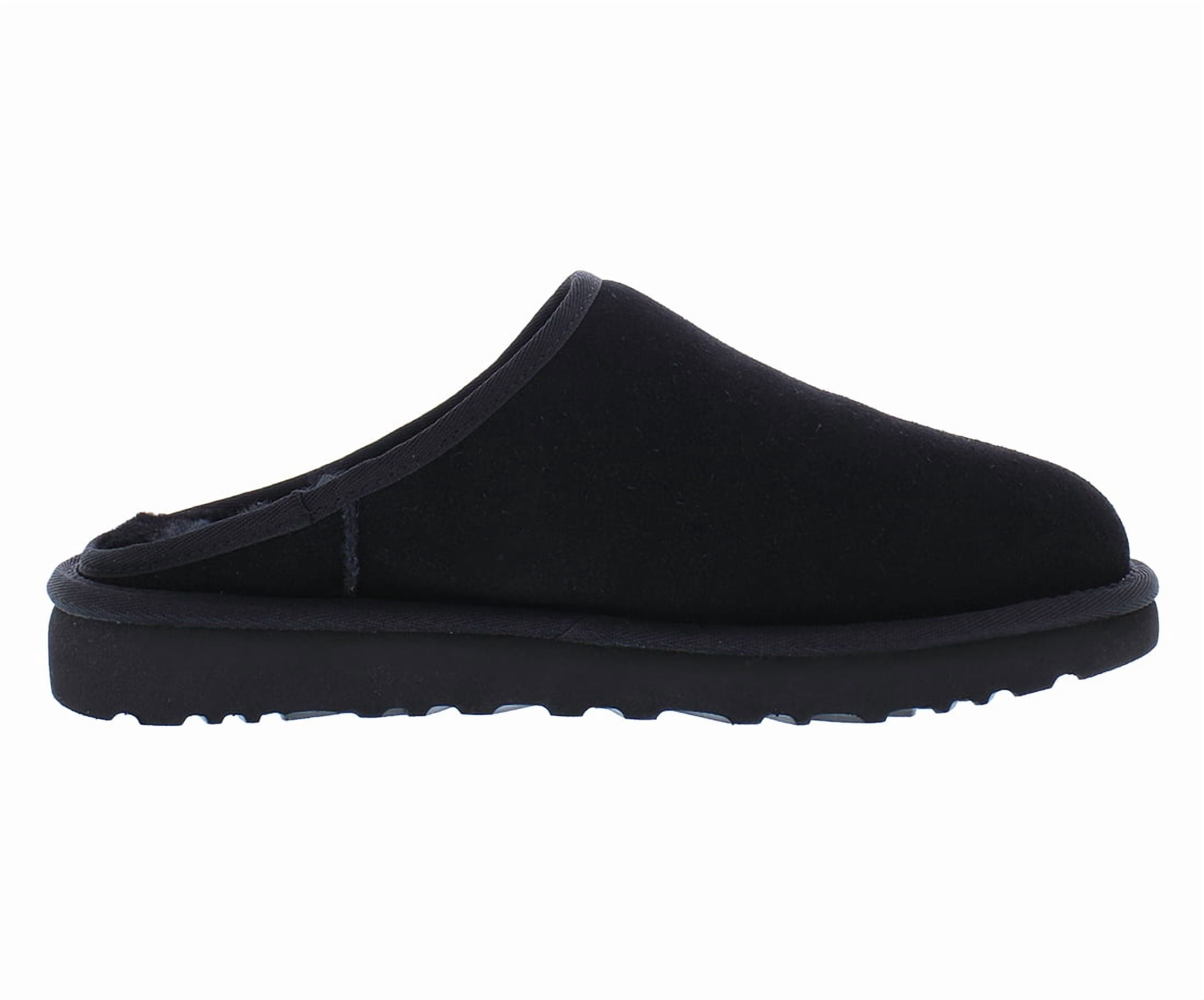NWOB UGG Classic Slip-On Slipper Suede Black Men\'s Size 9 UGG Suede Black Slippers for Men for sale | eBay main image 4