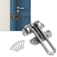 thumbnail image 3 of PESTILLO DE CERRADURA DE PUERTA PARA SEGURIDAD DEL HOGAR Y HOTEL, HEBILLA DE BLOQUE ANTROBO DE ACERO INOXIDABLE, PESTILLO DE BLOQUE DE SEGURIDAD DE PUERTA DE GURDIA, 3 of 7