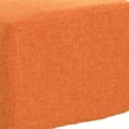thumbnail image 3 of Cotton Stool Cover, Footstool Ottoman Rest Padded Seat Replacement Covers Orange-28x28x18cm, 3 of 7