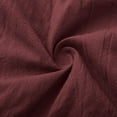 thumbnail image 6 of ZQUUVOU Women's Summer Dress Cotton Linen Strap Spaghetti Sleeveless V Neck Dress Burgundy,M, 6 of 6