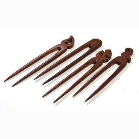 Set Of Four Wooden Hair Pins Matr Boomie Walmart Com
