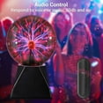 thumbnail image 3 of Plasma Ball Light Sphere Touch Sound Sensitive Christmas Gift Lamp Decorations (6 inch), 3 of 8