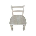 thumbnail image 4 of International Concepts Unfinished Ladderback Madrid Chairs in Natural (Set of 2), 4 of 12