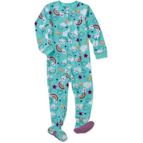 Toddler Girl Jersey Footed Blanket Sleeper