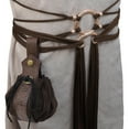 thumbnail image 6 of MOMOJIA Nordic Waist Cincher Belt With Waist Pack PU1eatherPouch Belt For LARPC0sp1ayVictorian Waist Knotted Rope Belt With Detachable Medieval Purse For Masquerades, 6 of 13