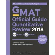 GMAT Official Guide 2018 Quantitative Review: Book + Online (Paperback)