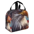 thumbnail image 2 of Vsdgher Bald Eagle Pilot Lunch Bag, Lunch Box for Women Adult Men, Lunch Tote Insulated Cooler Lunch Container for Work/Office/Picnic/Travel, 2 of 8