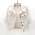 thumbnail image 1 of Veste en Denim Bleu Classique pour Hommes et Femmes, 1 of 6