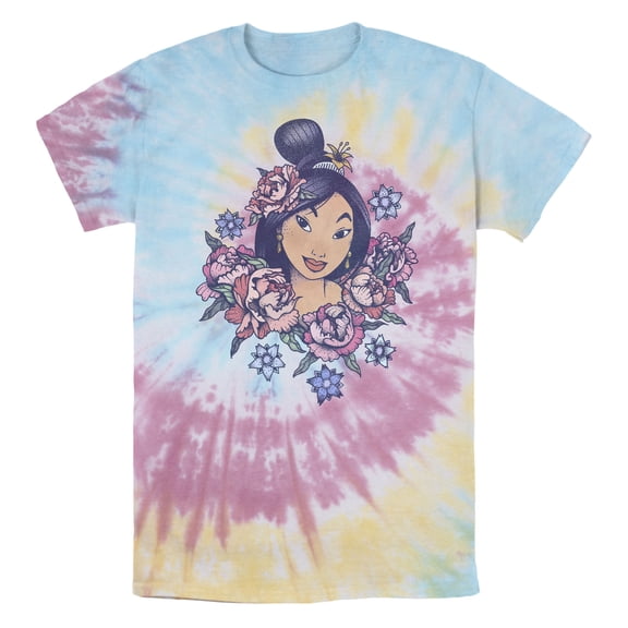 Men's Mulan Floral Portrait Graphic T-Shirt