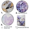 thumbnail image 3 of Designart "Dreams Of Pastel Lilacs In Purple And Gold II" Lilacs Floater Framed Wall Decor, 3 of 5