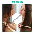thumbnail image 5 of Unique Bargains 3 Pcs Hair Comb Wide Tooth Anti Static Detangling Comb for Wet and Dry Gray, 5 of 7