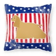thumbnail image 1 of Carolines Treasures BB3286PW1818 USA Patriotic Cocker Spaniel Fabric Decorative Pillow, 1 of 1