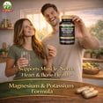 thumbnail image 5 of Magnesium Potassium Citrate Dietary Supplement Tablets 800mg – Electrolyte Support Formula – Muscle & Hydration Support – 60 Tablets, 5 of 5
