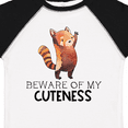 thumbnail image 4 of Inktastic Beware of My Cuteness Cute Red Panda Boys or Girls Toddler T-Shirt, 4 of 5
