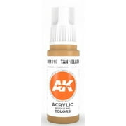 Tan Yellow Acrylic Paint 17ml Bottle