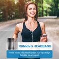 thumbnail image 4 of 9 Cintas para la cabeza Elastic Sport Hair, para mujeres y hombres(negro,, 4 of 6