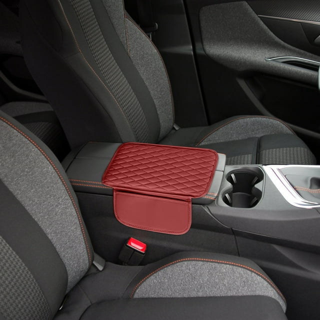 Car Armrest Box Cushion with Multifunctional Storage, Soft Padding, and Easy Installation for Vehicles and Trucks