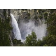 thumbnail image 2 of Flaherty, Dennis 18x13 White Modern Wood Framed Museum Art Print Titled - CA, Yosemite View of the Cascades waterfall, 2 of 4