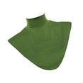 thumbnail image 1 of Moda falso cuello alto solapa chal medias camisas cuello falso abrigo bufanda cuello suave Verde Yuyangstore Cuello simulado desmontable., 1 of 8
