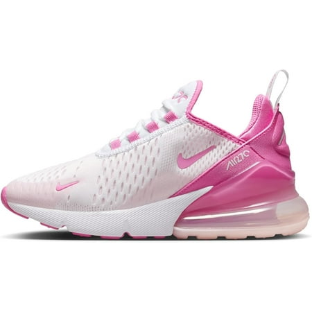 Big Kid's Nike Air Max 270 White/Playful Pink-Pink Foam (FZ4116 100) - 7