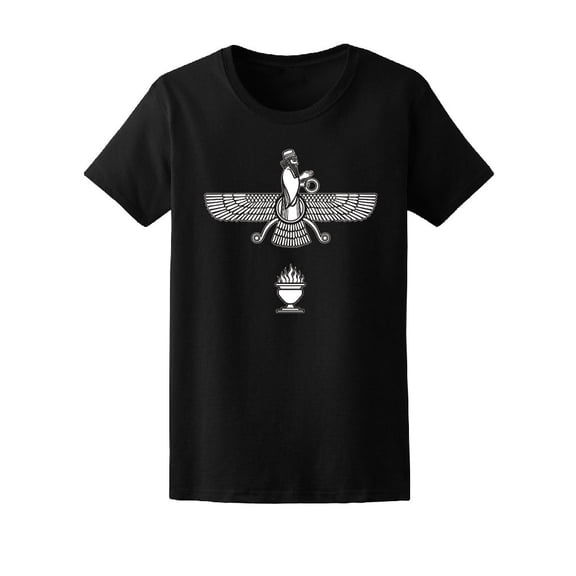 Tribal Farvahar Guardian Angel Tee Women's -Image by Shutterstock