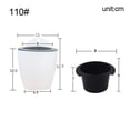 thumbnail image 1 of Auto Self Watering Hanging Plastic Flower Pot Layers Gardening Wall, 1 of 10