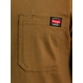 thumbnail image 6 of Wrangler Workwear Men's Short Sleeve Heavyweight Pocket Crew Work Shirt, size S-2XLT, 6 of 8