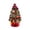 B, variant on Vikakiooze Mini Christmas Tree 17.72/23.62 Inch Lighted Mini Christmas Tree Small Desktop Christmas Tree With 20 LED Light Cones And Christmas Ball Decorations Christmas Tree Ornaments