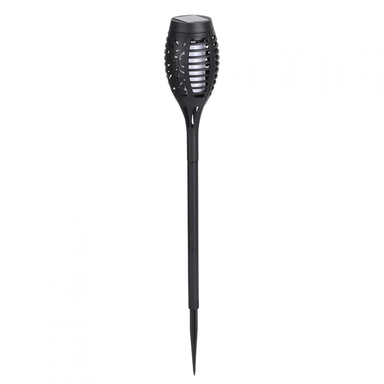 Flame Lamp,4PCS Solar Power Torch Shaped Flickering Flame Light Outdoor Garden Waterproof Yard Lamp